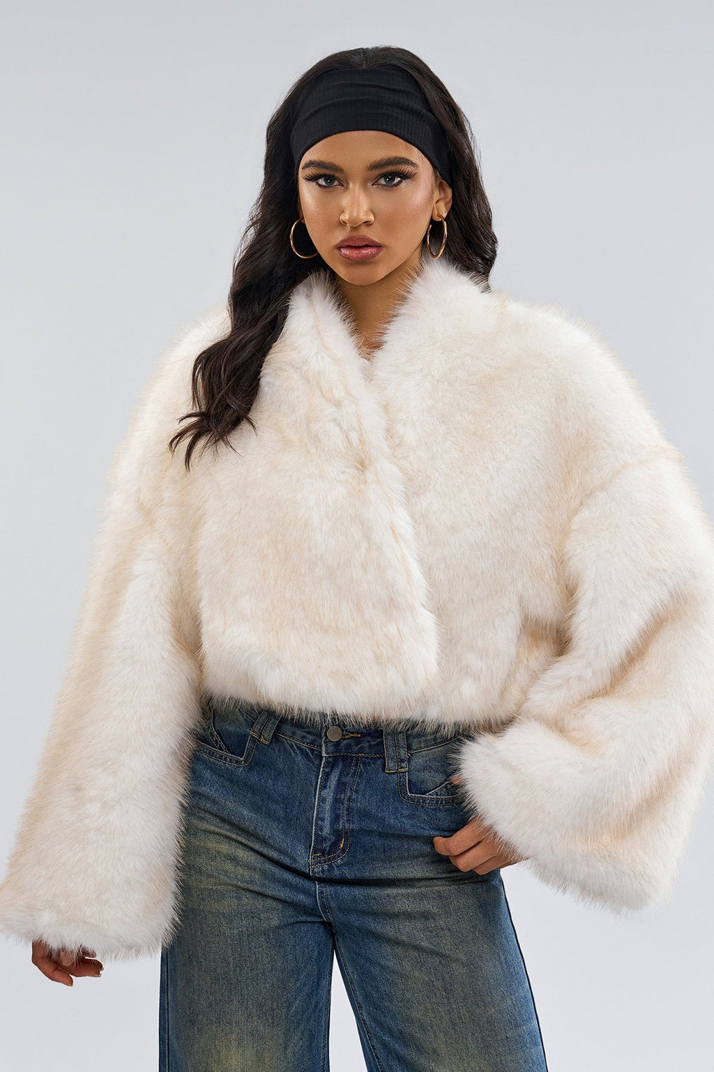 Vintage Faux Fur Short Coat image 8