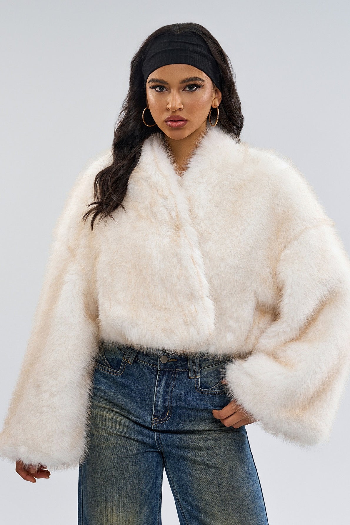 Vintage Faux Fur Short Coat image 8