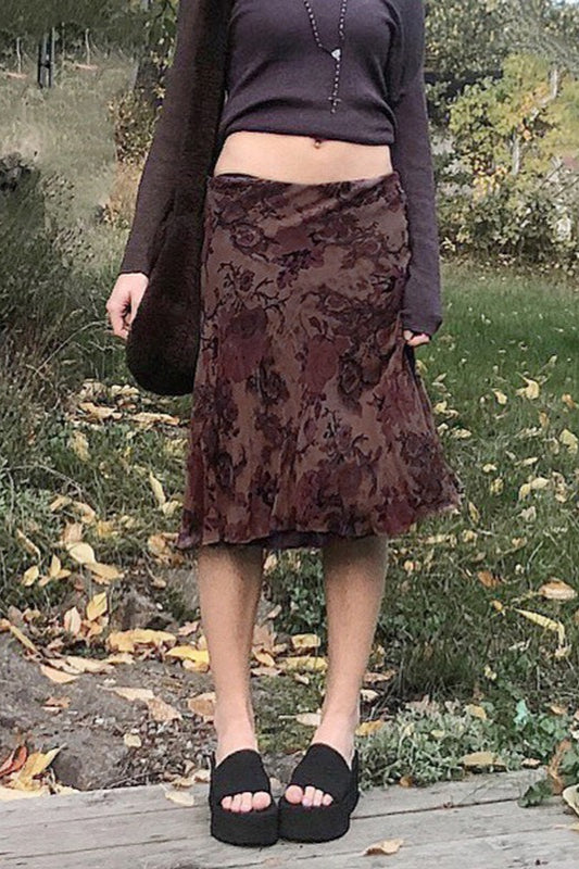 Fashion Mesh Lettuce Hem Skirt image 2