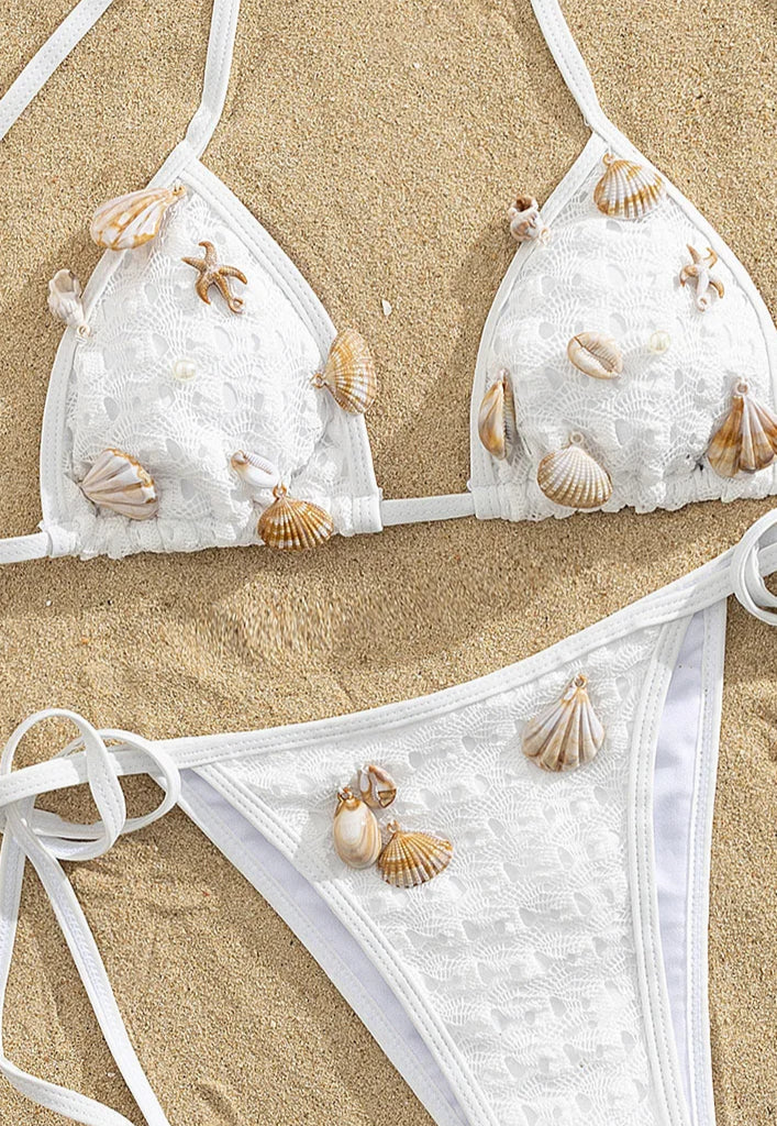 Shell Halter Bikini Set image 5