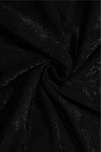 Black Cutout Halter Irregular Skirt Set image 7