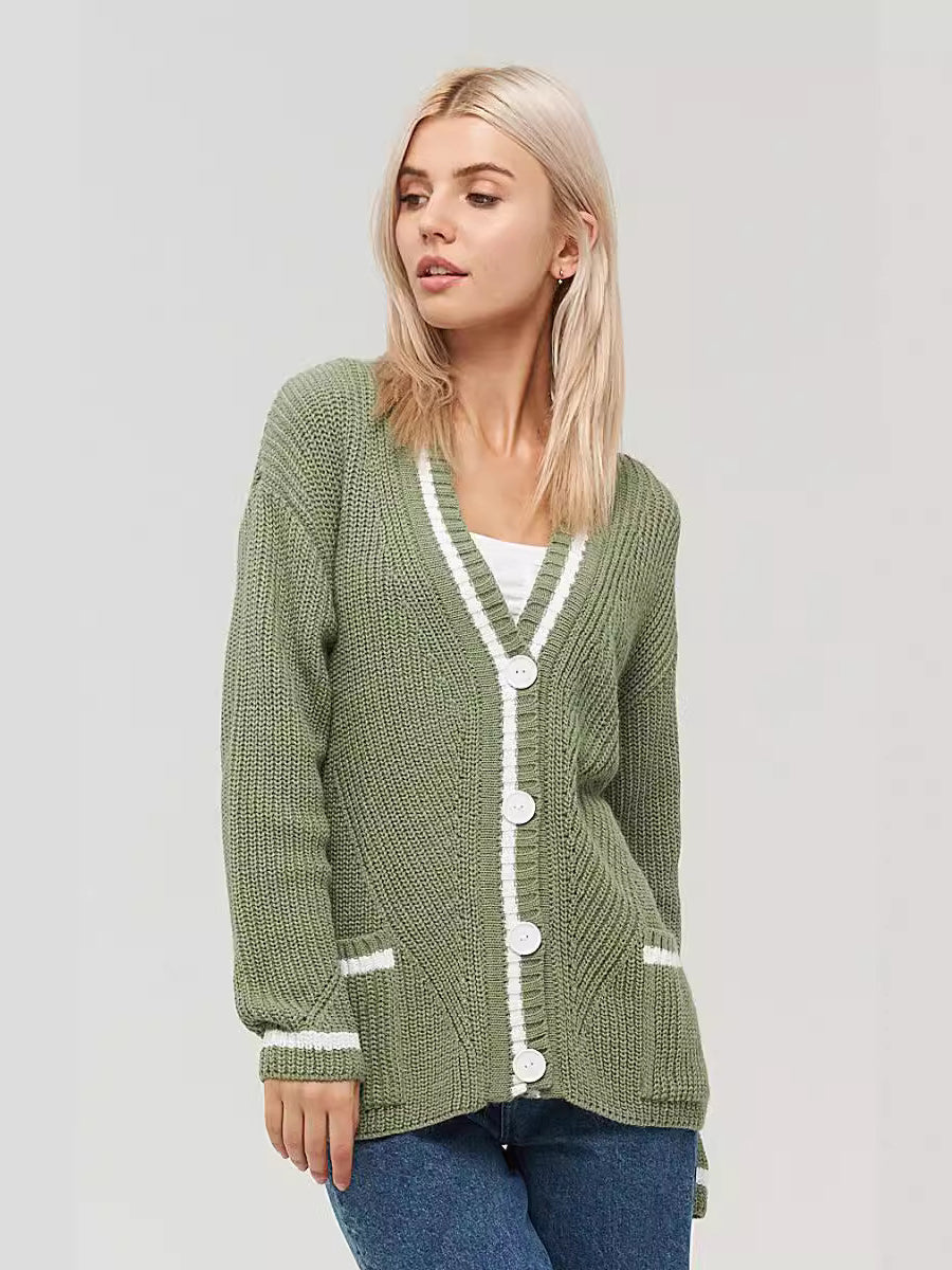 Colorblock Knit Cardigan image 6