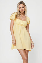 Casual Solid Backless Mini Dress image 5