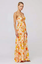 Floral Splice Swing Cami Maxi Dress image 2