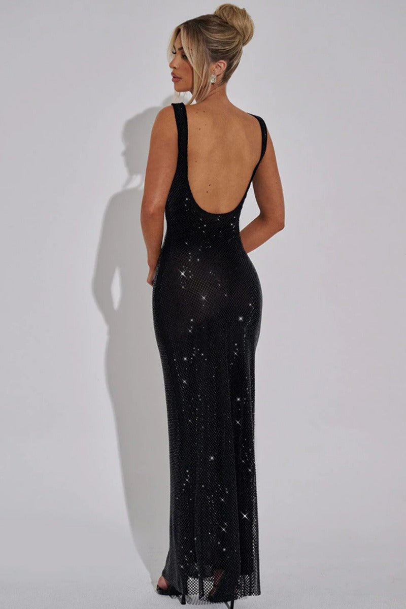 Sequin Rhinestone Bodycon Party Dress image 8