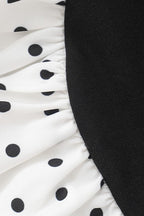 Polka Dot Strapless Bodycon Mini Dress image 4