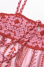 Boho Spaghetti Strap Tassel Boho Dress image 6