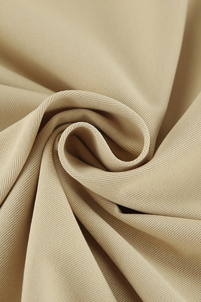 French Khaki Utility Trench Coat image 8