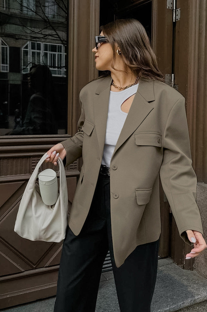 Chic Casual Blazer Coat image 2