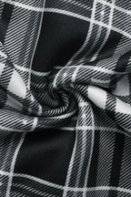 Plaid Elastic Waist Loose Fit Pants image 4