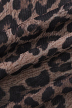 Leopard Mesh Cami Bodycon Jumpsuit Maxi Dress image 6