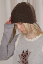 Solid Color Double Layer Soft Wool Knitted Hat image 9