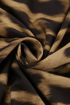 Leopard Print High Waist Midi Skirt image 7