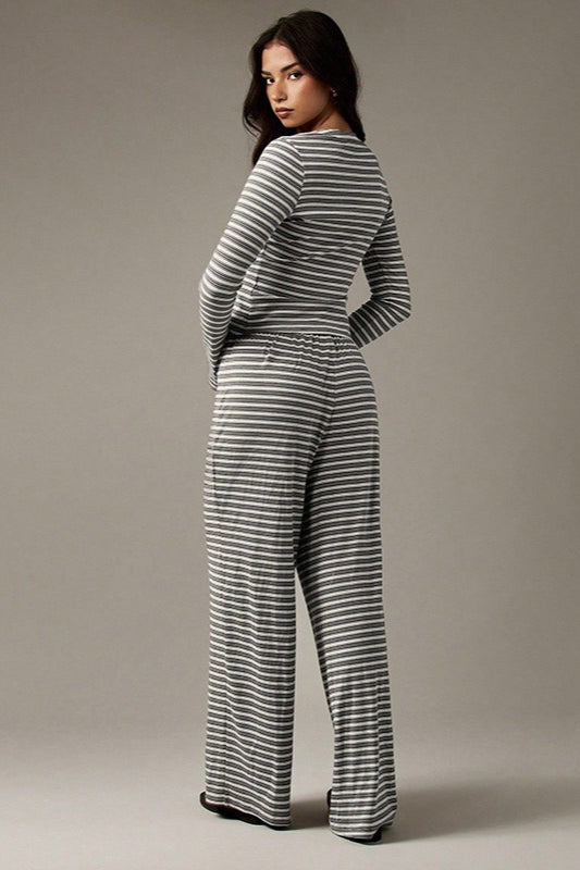 Stripe Button Cord Easy Two Piece Set image 17