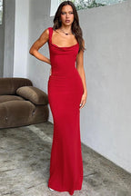 Bow Back Spaghetti Strap Formal Dress image 5