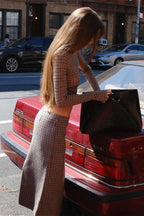 Stylish Plaid Slim Neat Two Piece Set image 8