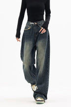 High Rise Loose Fit Vintage Jeans image 5