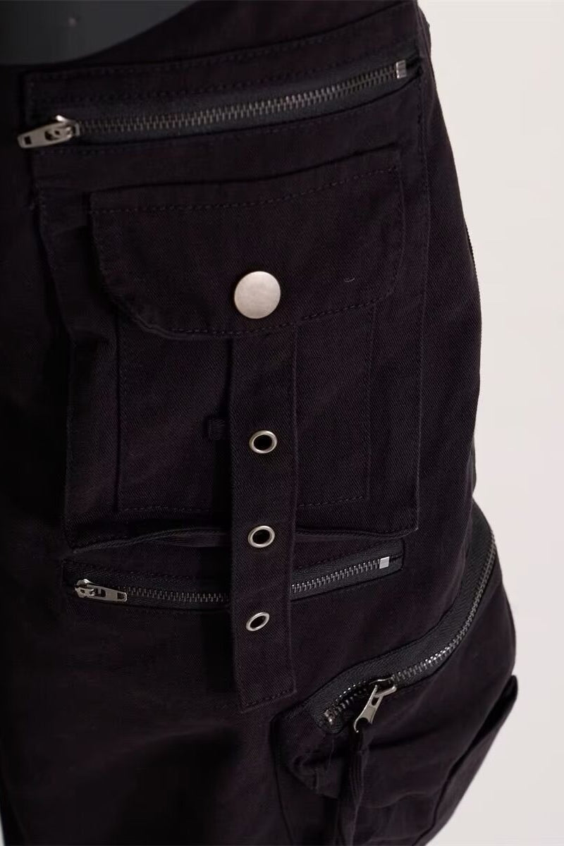 Retro Y2K Lace Up Wide Leg Jeans image 4