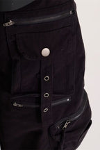 Retro Y2K Lace Up Wide Leg Jeans image 4
