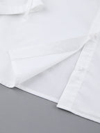 Bow Tie Long Sleeve White Blouse image 10