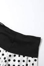 Halter Polka Dot Crop Skirt Two Pieces Set image 4
