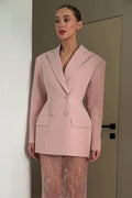Pink Buttoned Blazer image 2