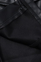 Sexy Cropped Biker Coat image 6