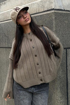 Soft Rib Relaxed Cardigan image 4