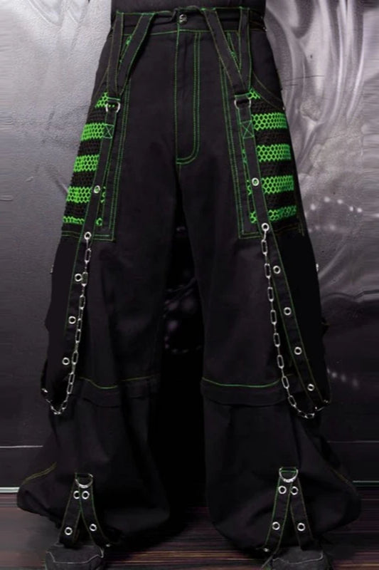 Gothic Wide Leg Cargo Jeans image 6