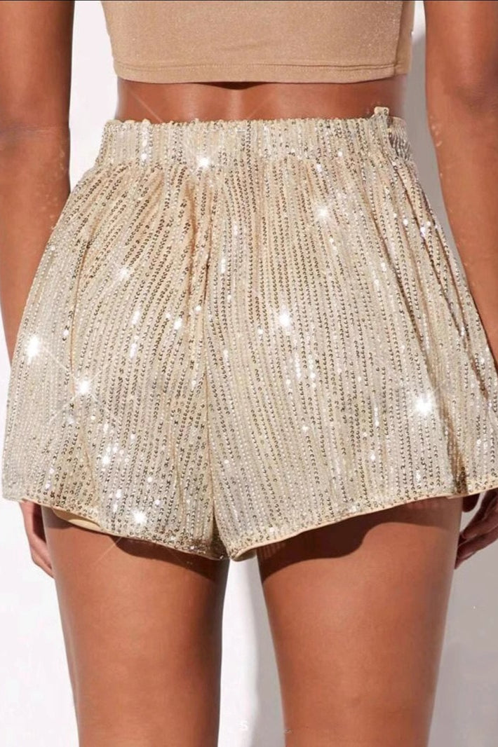 Y2K Sparkly Sequin Black Shorts image 6