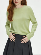 100% Wool Seamless Crew Neck Sweater image 6