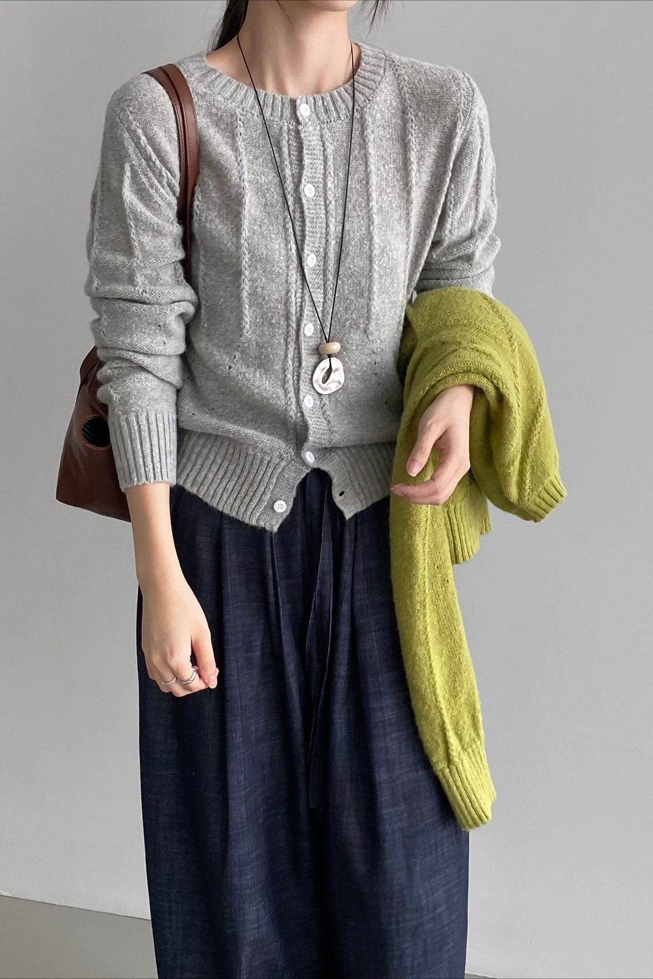 Atmospheric Wool Knit Cardigan image 11