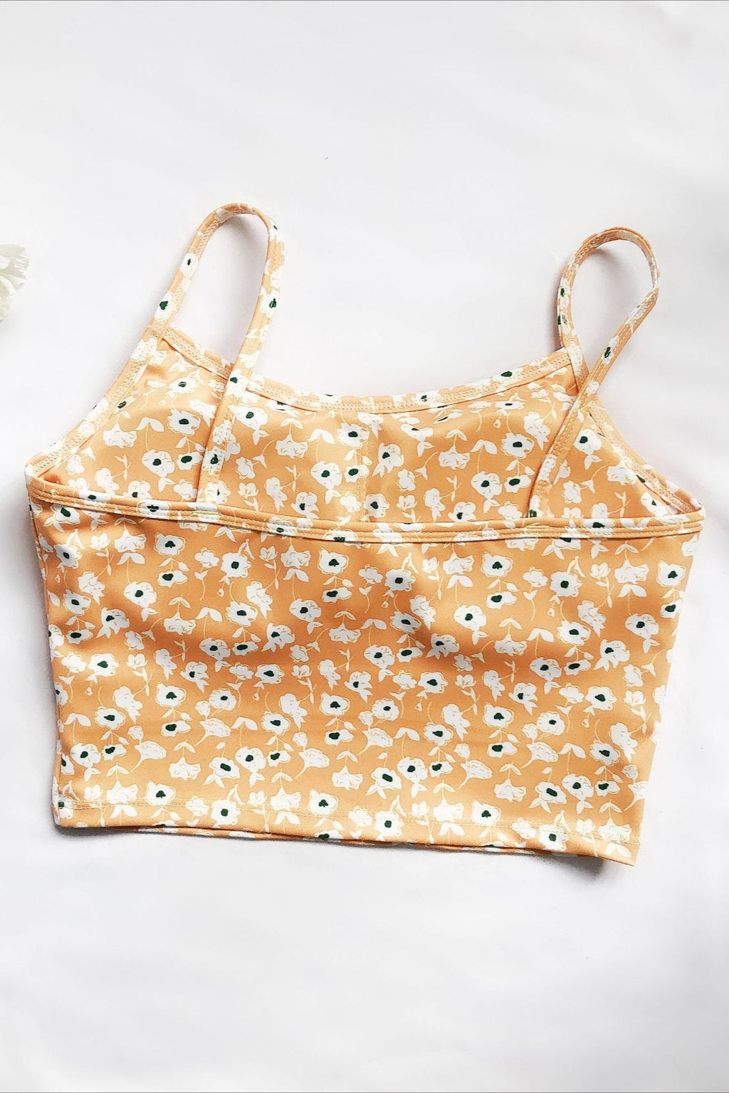 Floral Cropped Padded Cami Top image 8