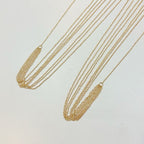 Sleek Gold Tassel Sexy Body Chain image 5