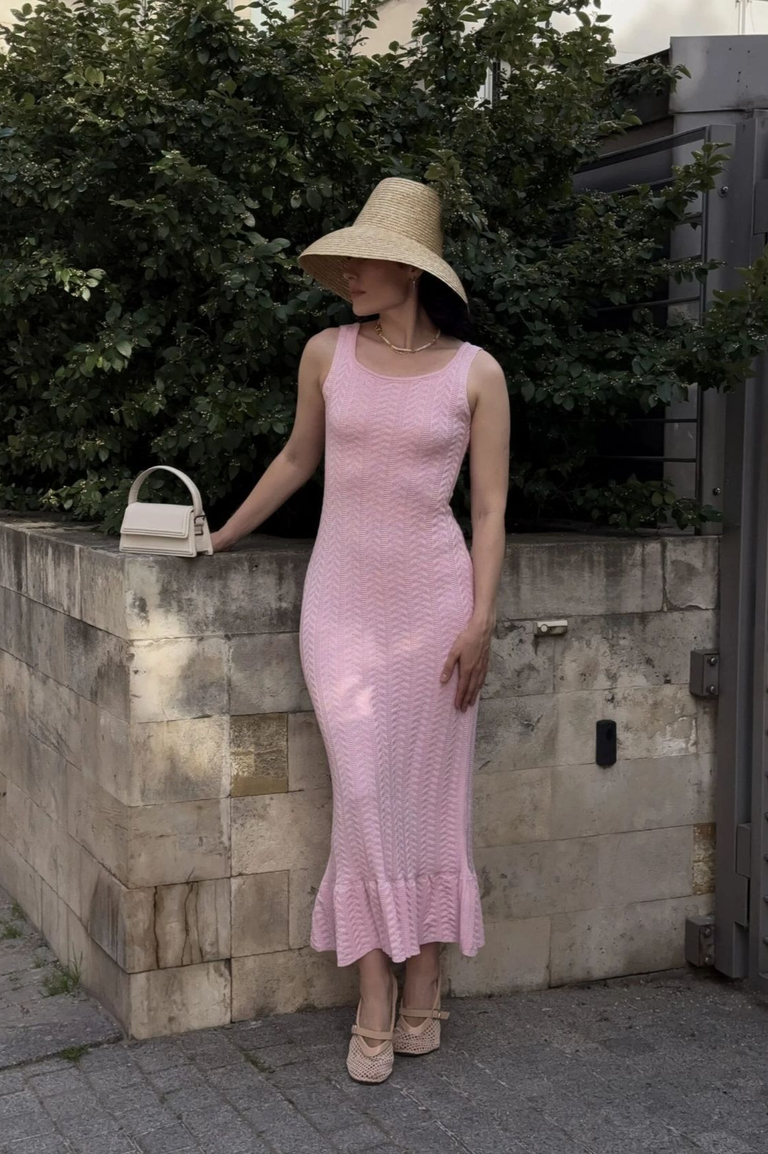 French Style Slimming V-neck Boho Dress image 6