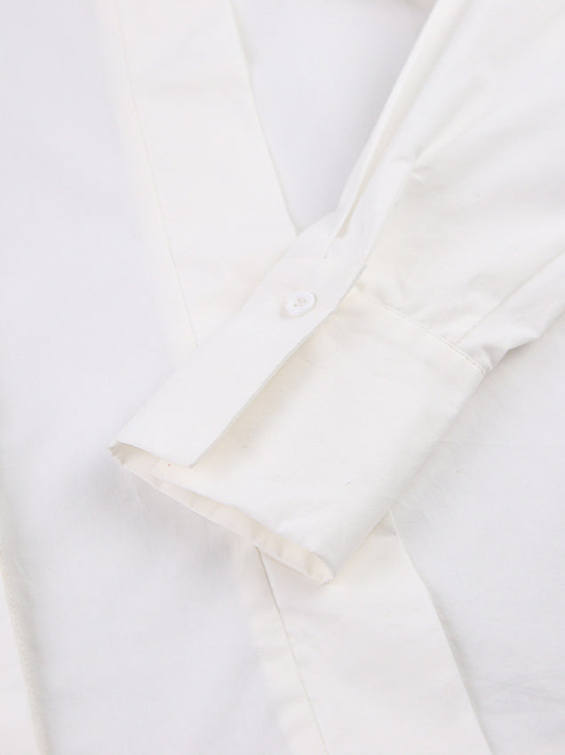 Structured Square Shoulder Panelled Blouse image 15