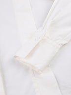 Structured Square Shoulder Panelled Blouse image 15