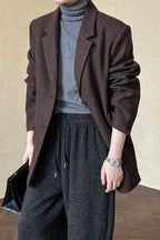 Wool Blend Relaxed Fit Blazer image 14