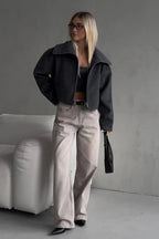 Relaxed Fit Lapel Casual Jacket image 12