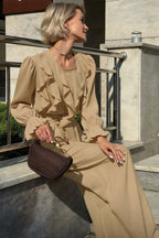 Vintage Bell Sleeve Top and Wide Leg Pants Two Piece Set image 4
