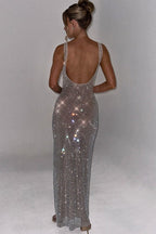 Sequin Rhinestone Bodycon Party Dress image 11