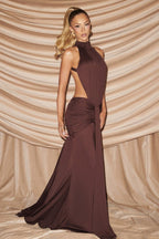 Sophisticated Backless Mermaid Fit Maxi Dress image 4