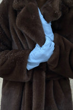Belted Longline Faux Fur Insulated Overcoat image 4