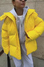 Heavy Duty Zipped Hooded Puffer Jacket image 23