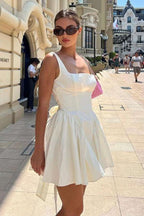 Sexy Backless Bow Tie Party Dress image 5