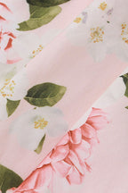 Backless Slim Fitted Sling Floral Dress image 4