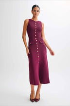 Knit Sleeveless Bodycon Sweater Dress image 7