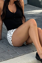 Sexy Polka Dot Print Low Waist Hot Shorts image 3