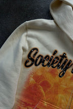 Vintage Print Pullover Hoodie image 4