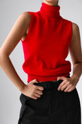 Slim Turtleneck Knit Top image 5